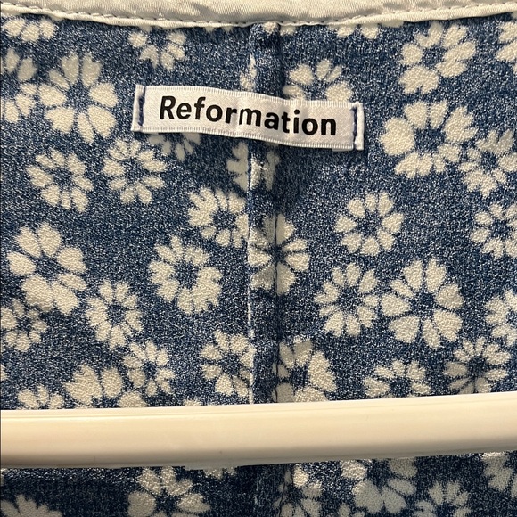 Reformation Blue Floral Blouse - Picture 5 of 6